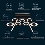 Foldable Electronic Drum Set
