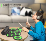 Foldable Electronic Drum Set