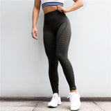 Breathable Squat-proof Anti Cellulite Legging beachysalt Black L