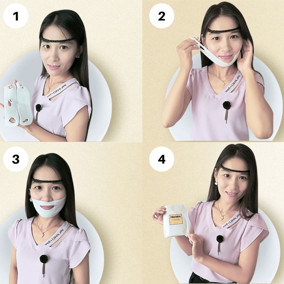 Miracle V-Shaped Slimming Mask (2PCS/SET) beachysalt