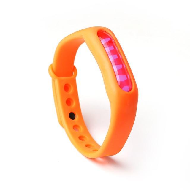 Mosquito Repellent Bracelets Bug & Insects Protections Bands beachysalt Orange