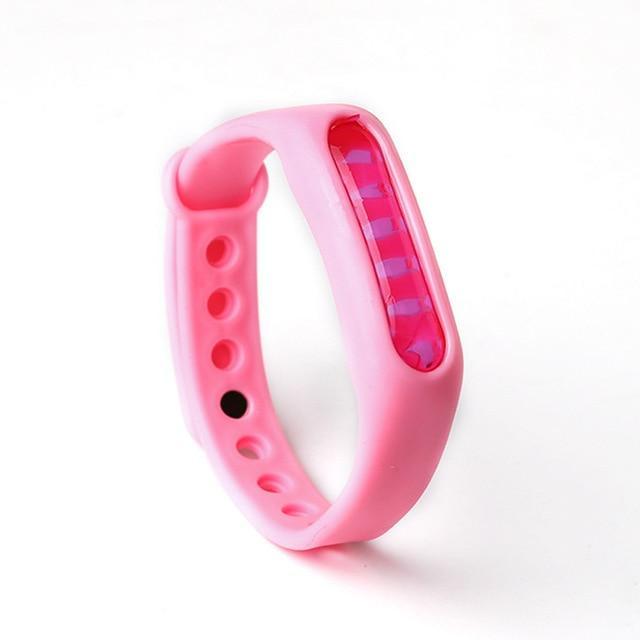 Mosquito Repellent Bracelets Bug & Insects Protections Bands beachysalt Pink