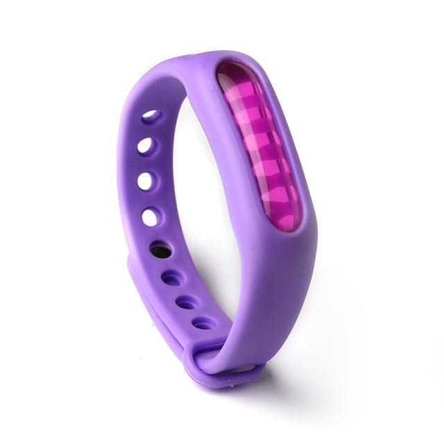 Mosquito Repellent Bracelets Bug & Insects Protections Bands beachysalt Purple