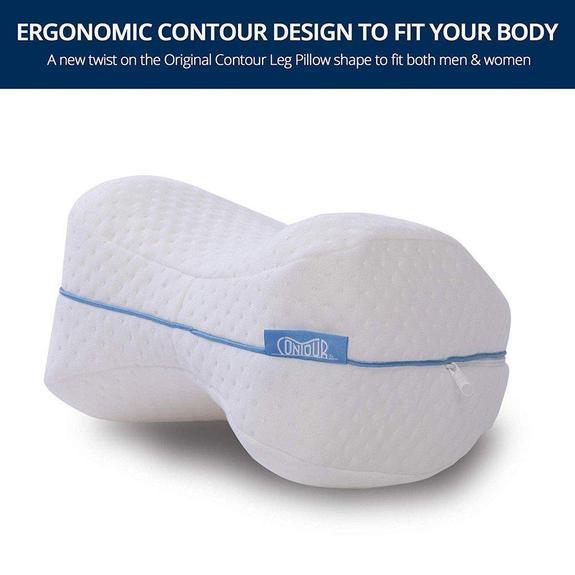 Orthopedic Leg Pillow With Memory Foam beachysalt