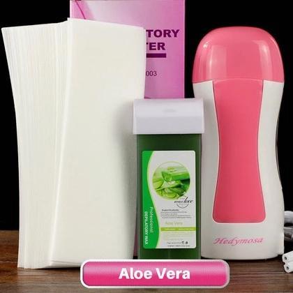 Roll-On Wax Heater beachysalt Aloe US Plug