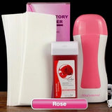 Roll-On Wax Heater beachysalt Rose US Plug