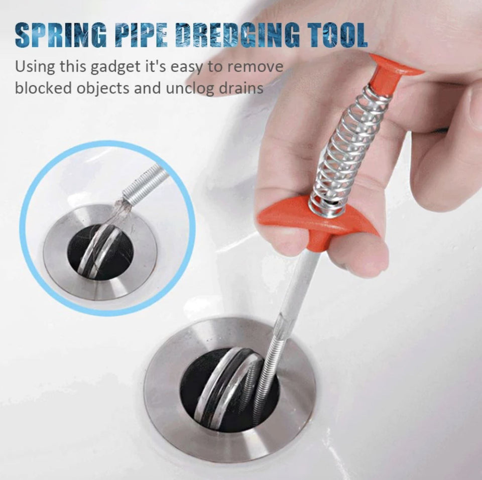 Spring Pipe Dredging Tool beachysalt
