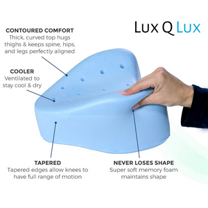 Lux™️ Orthopedic Leg Pillow with Memory Foam