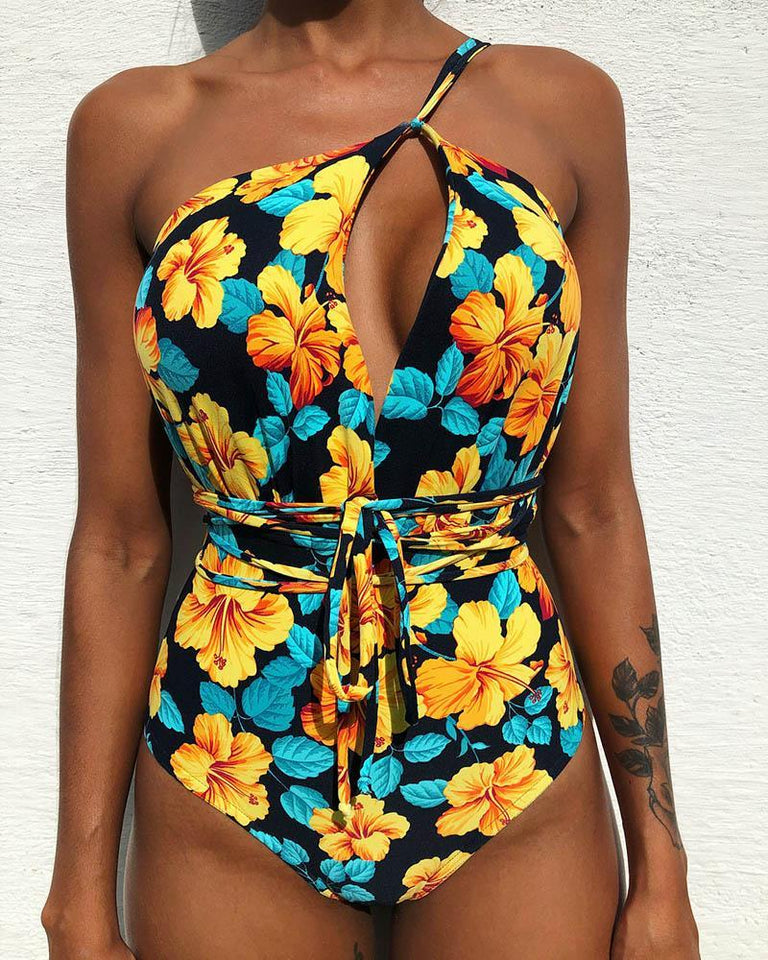 Floral Print Multiway Swimsuit beachysalt 