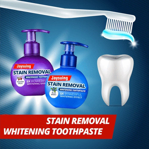 Intensive Stain Removal Whitening Toothpaste beachysalt 