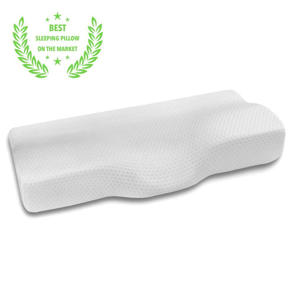 Orthopedic Cervical Sleeping Pillow With Memory Foam beachysalt 