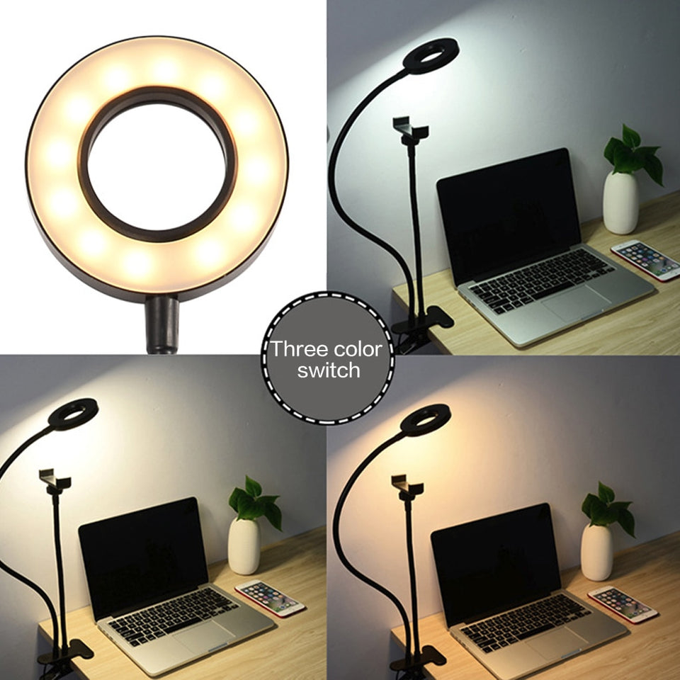 Lux™️ Selfie Led Light With Phone Holder