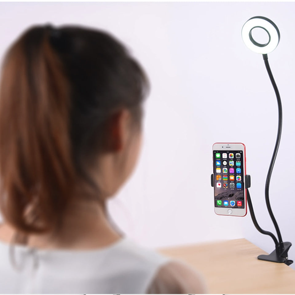 Lux™️ Selfie Led Light With Phone Holder